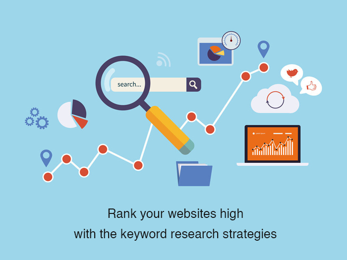 Getting top Rank in SERP's for your websites with the keyword research strategies implemented by the best digital marketing agency